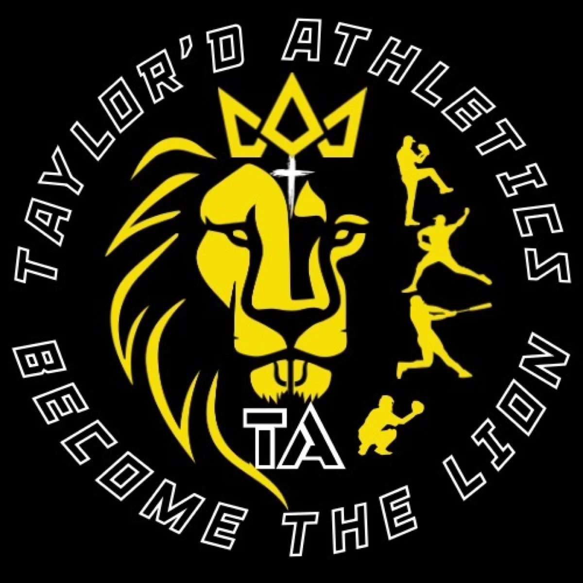 Become the Lion — Taylor'd Athletics circular mark